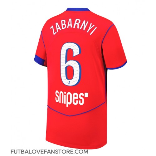 Paris Saint-Germain Illia Zabarnyi #6 Tretí futbalový dres 2025-26 Krátky Rukáv Paris Saint-Germain Illia Zabarnyi #6 Tretí futbalový dres 2025-26 Krátky Rukáv
